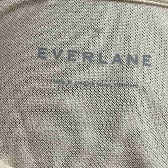 Everlane cream ivory polo organic cotton short sleeve tee - Picture 3 of 6